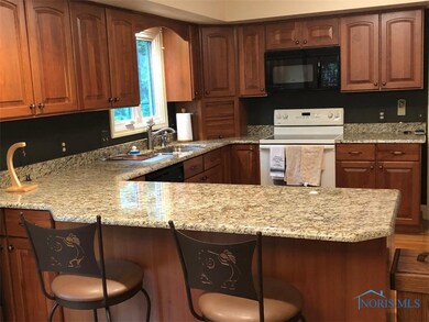 MAGNIFICENT CHERRY CABINETS, GRANITE COUNTERS, EAT