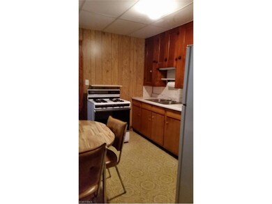 Eat-in kitchen. Stove and refrigerator stays!!