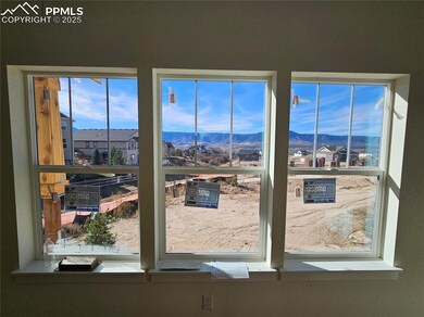 Detailed view of a mountain backdrop