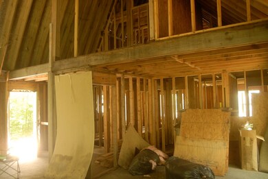 View towards the Kitchen & Upstairs Loft