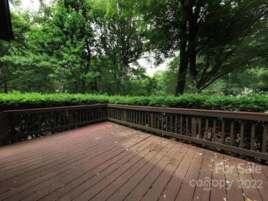 Deck off the kitchen is perfect for grilling