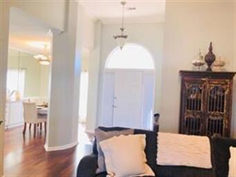 Very open floorplan with high ceilings makes this 