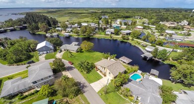 Canal leads to Lake Poinsett