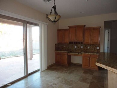Built in Desk in Kitchen