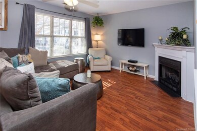 Great space to watch a good movie and warm up by the fireplace!