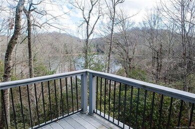 Lake and mountain view from deck...