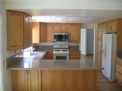 Remodeled kitchen with upgraded cabinets
