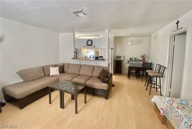 View of living room from front door