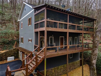 View of rear view of property