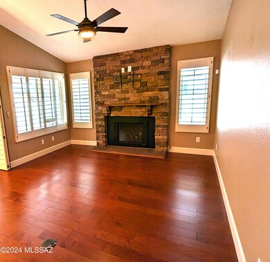 Great room-living room area