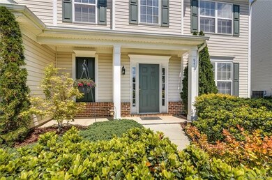 Great curb appeal with brick accents and adorable 