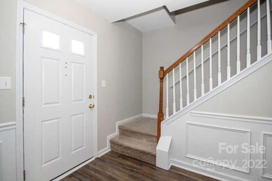 Entry foyer new paint and new flooring 