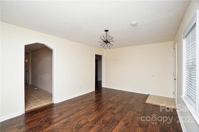 Arched door from Living Room to kitchen