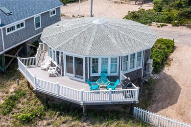 deck overlooking the ocean