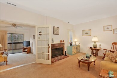 The family room has wood burning fireplace.