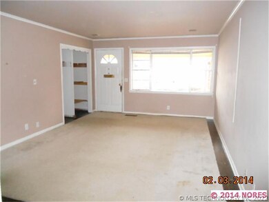 Entry and living area.