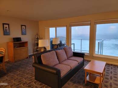 living area and view