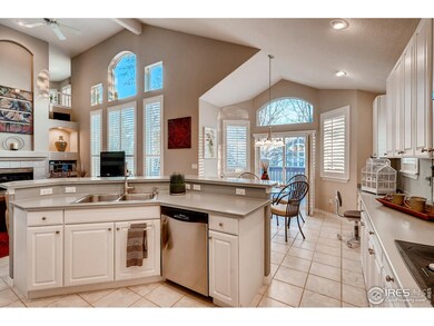 Kitchen open to Family Room