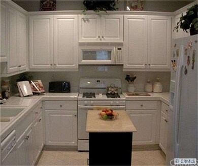 Newer white cabinetry