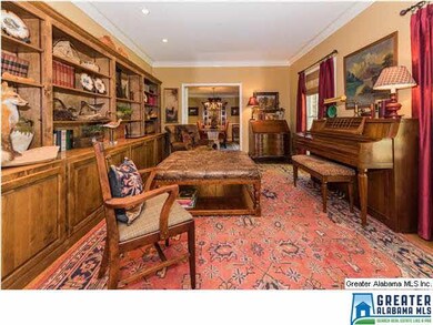 Large Library...with built in book shelves