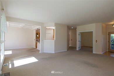 Open Plan Living with a bit of wall interest - Office on the right