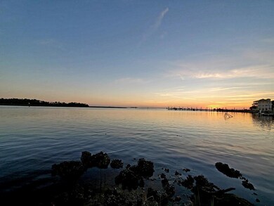 view from waterfront lots