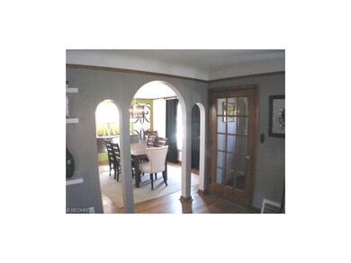 Formal dining room, unique architecture