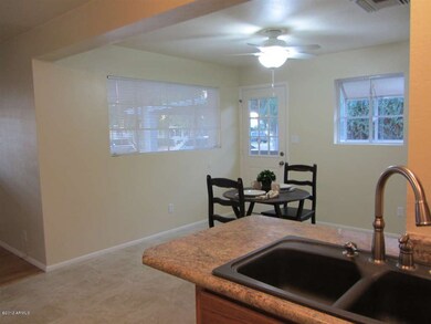 Breakfast room from kitchen