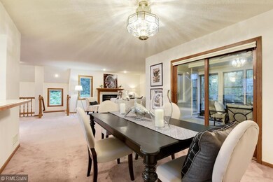 This dining room can be as formal or as informal a