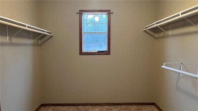 Master walk-in closet