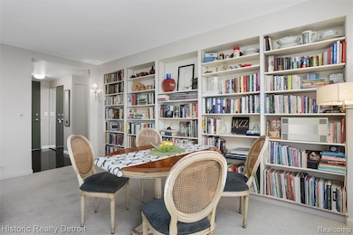 Residence #2211 is a rarely available combined floor plan, merging a one-bedroom and studio into a spacious two-bedroom, two-bath home. Thoughtfully redesigned with custom high-end finishes, this residence blends mid-century sophistication with moder