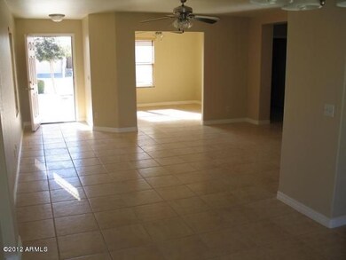 Living area to entry way