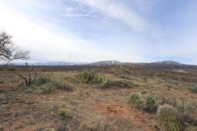 East from south edge of property