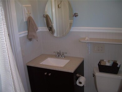 Master bathroom on the first floor.