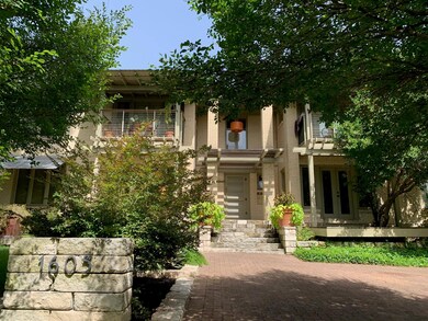 View of front of house with brick siding, french 