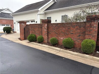 brick enclosed courtyard