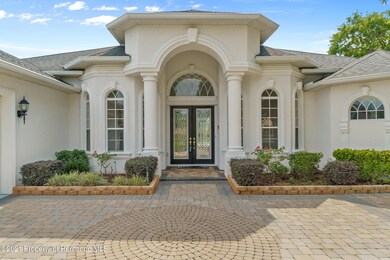 Front entry with double doors