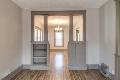 looking into dining area