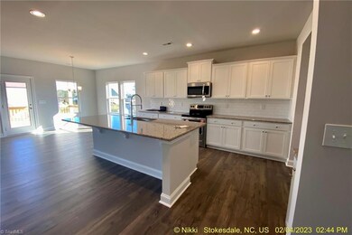 View of Kitchen with exterior vent