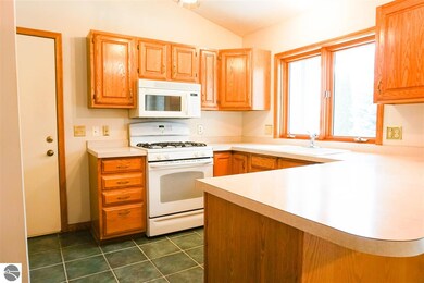 Spacious kitchen with ample storage