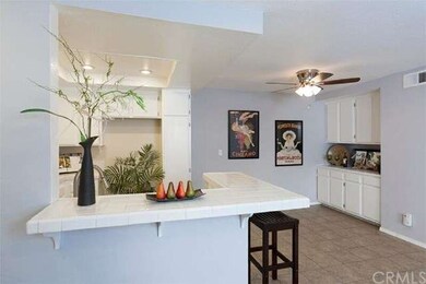 Convenient breakfast bar for casual eating or easy