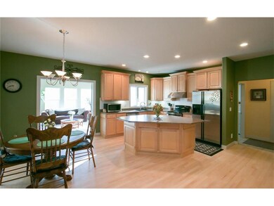 Eat-In Kitchen with island and freshly re-finished