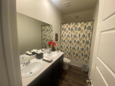 Bathroom 1 with shower, tub and dual sinks