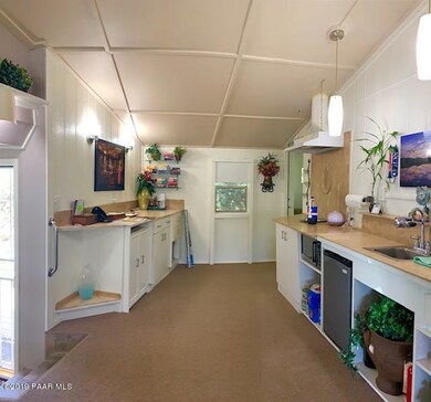 Covered front Porch Cabinets Wet Bar wit