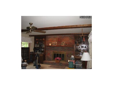 Family Room with Wood burning fireplace