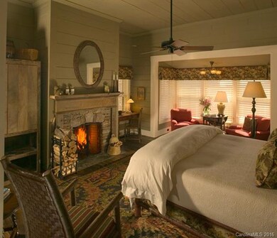 Each cabin has an interior & exterior stacked ston
