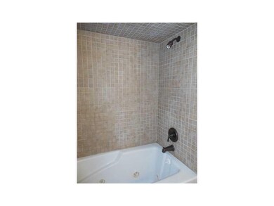 Bathroom. Ceramic lined shower,  whirlpool tub