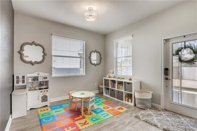 Formal dining room currently used as a playroom
