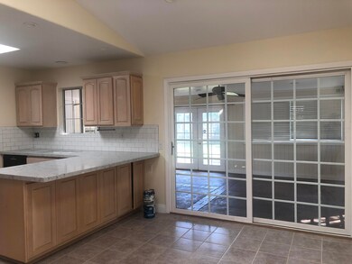 Dining area and kitchen