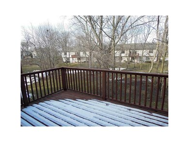 Deck. Upper rear deck overlooking woods